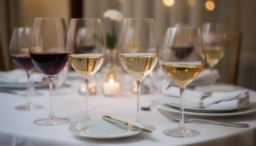 Weingläser für Weinprobe - Rotwein, Weißwein, Roséwein, Schaumwein, Dessertwein aus Italien